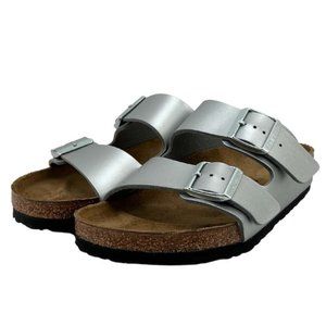 Birkenstock Women's Arizona Sandals | Silver | Size 11 **NEW